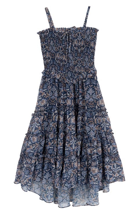 Kids' Smocked Chiffon Dress