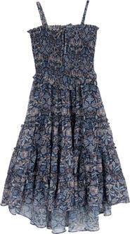 Rare Editions Kids' Smocked Chiffon Dress