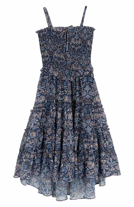 Kids' Smocked Chiffon Dress