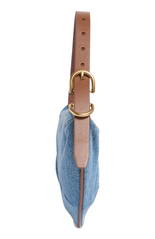 Rag & Bone Small Mercer Denim Hobo Bag In Denim