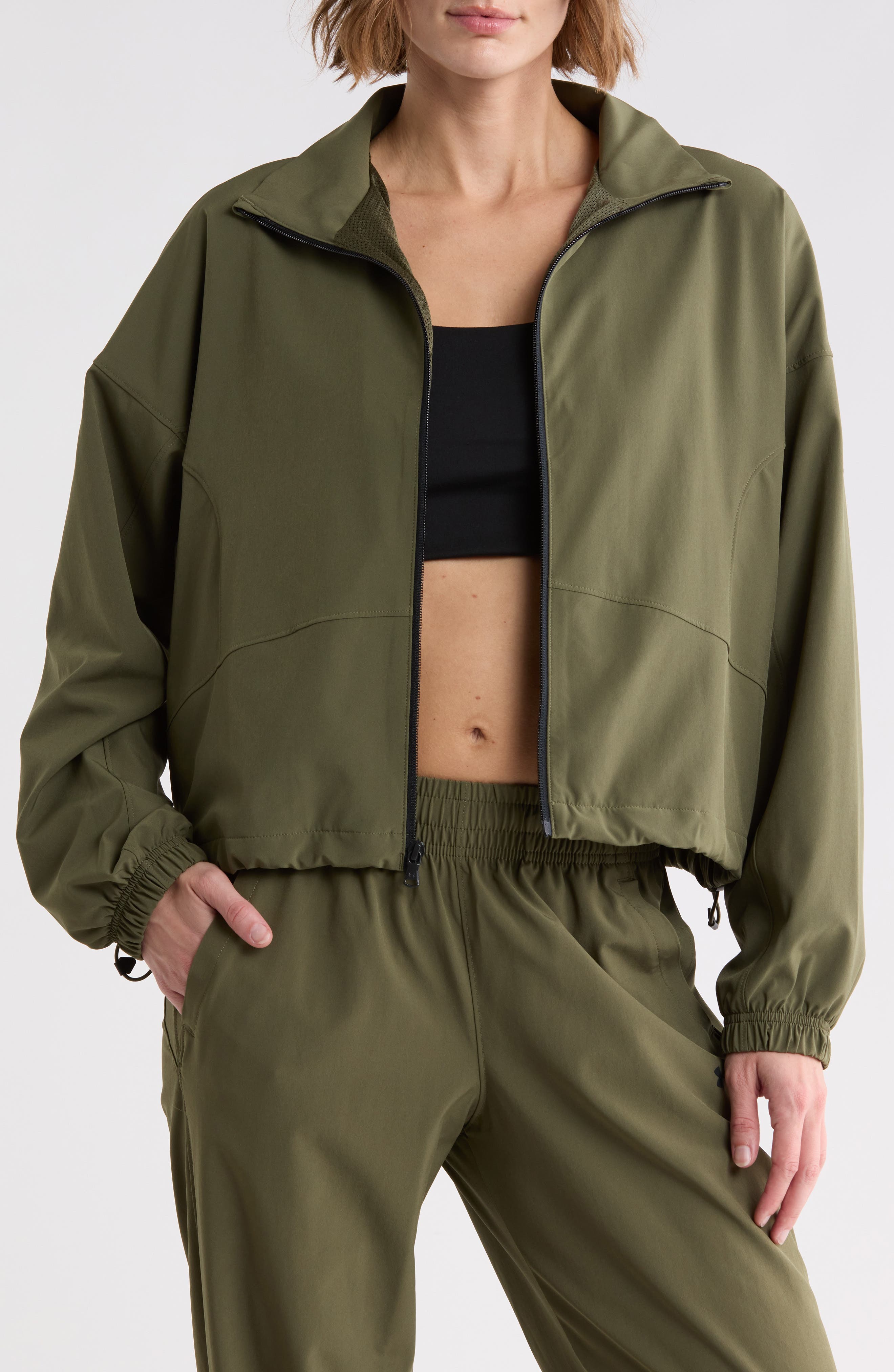 Sportswear Storm Water Repellent Performance Track Jacket
