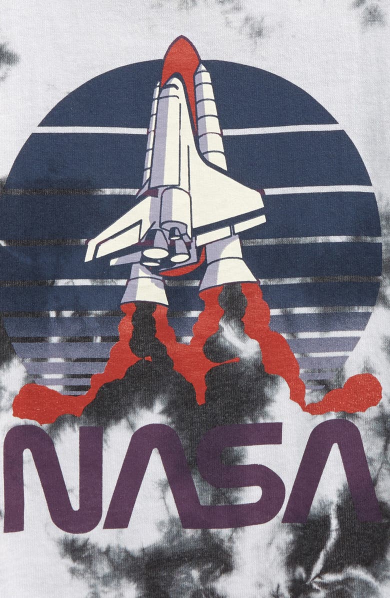 Jem Kids' NASA Sunrise Tie Dye Graphic Tee, Alternate, color, 