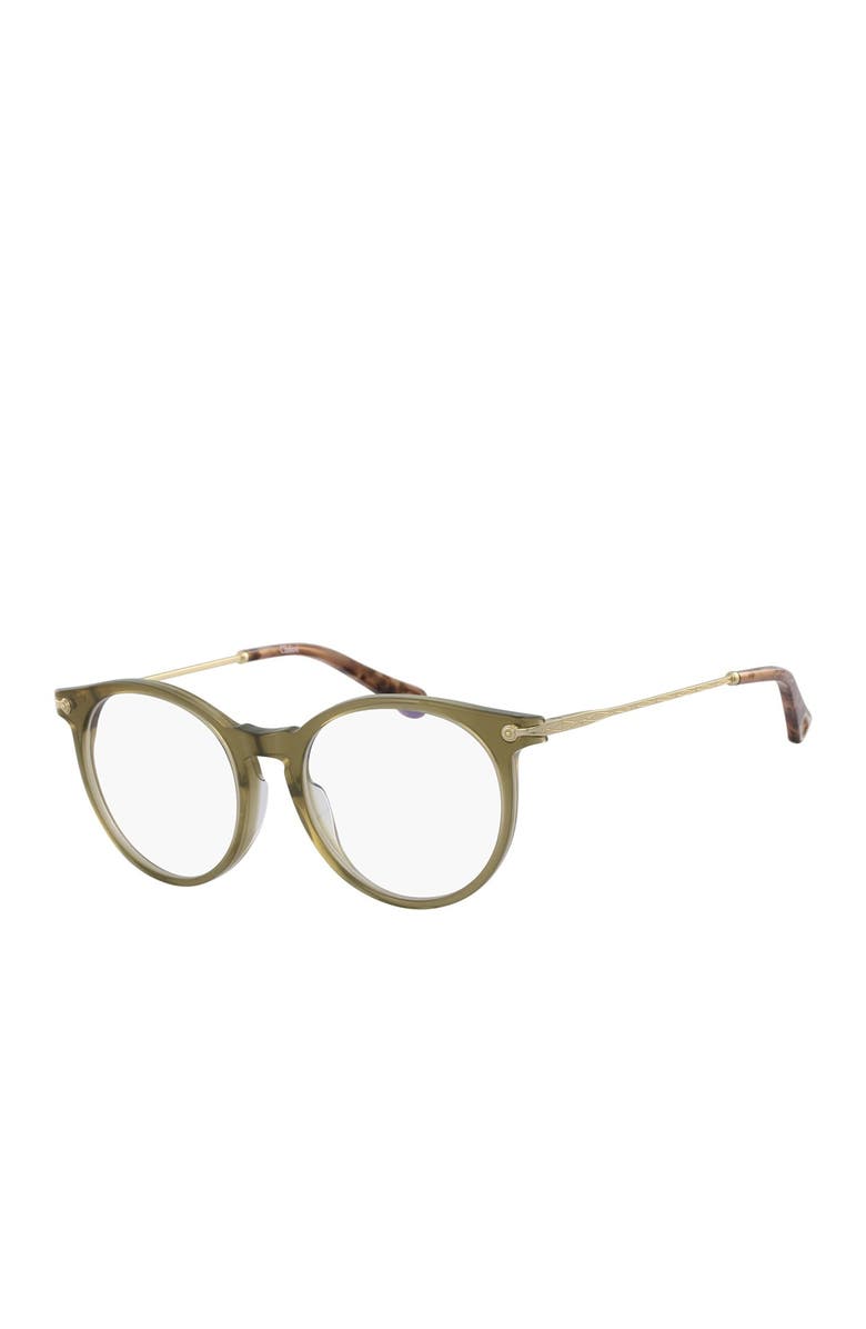 Chloé Modified Rectangle 52mm Optical Frames, Alternate, color,