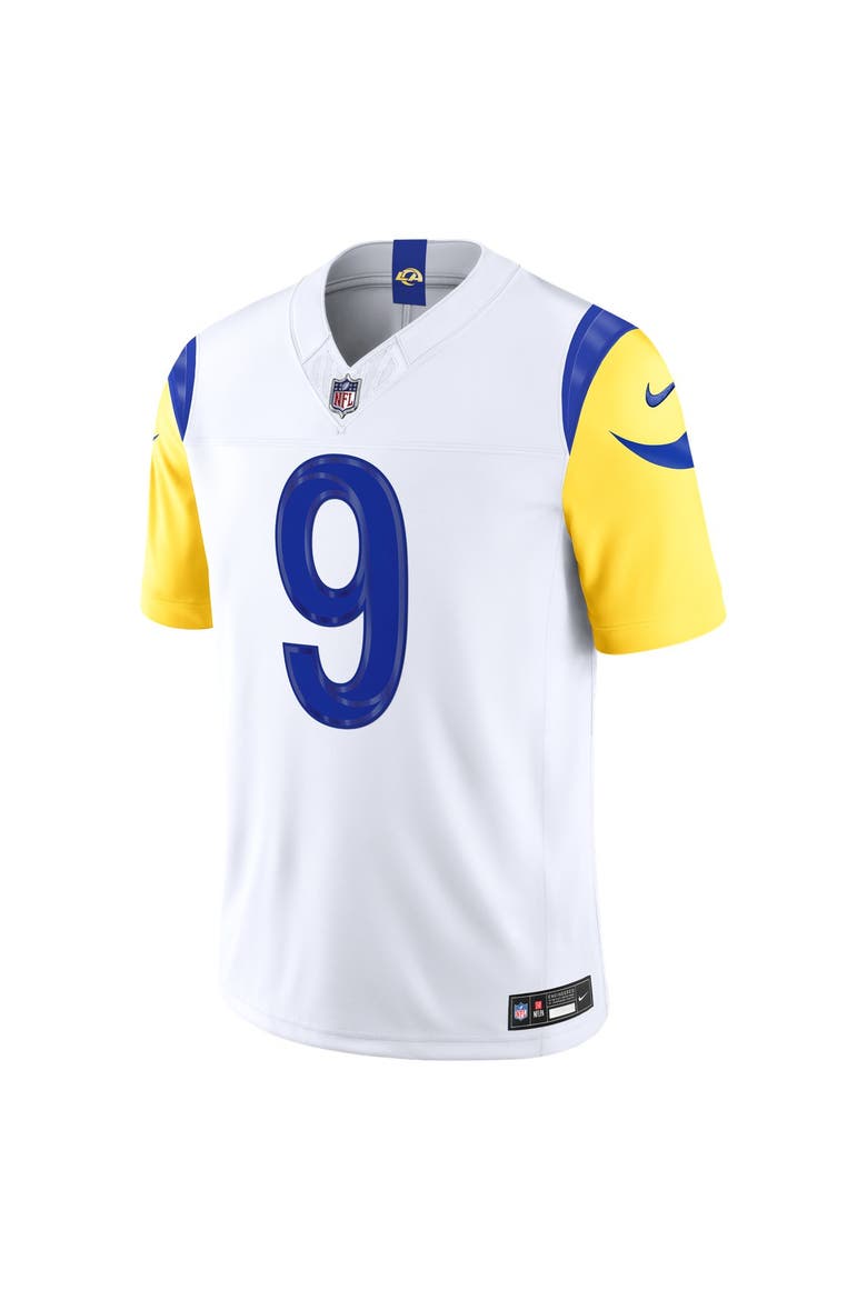 Men's Nike Matthew Stafford White Los Angeles Rams Vapor F.U.S.E. Stitched Limited Jersey, Alternate, color, White