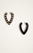 La DoubleJ Dew Earrings Solid Black