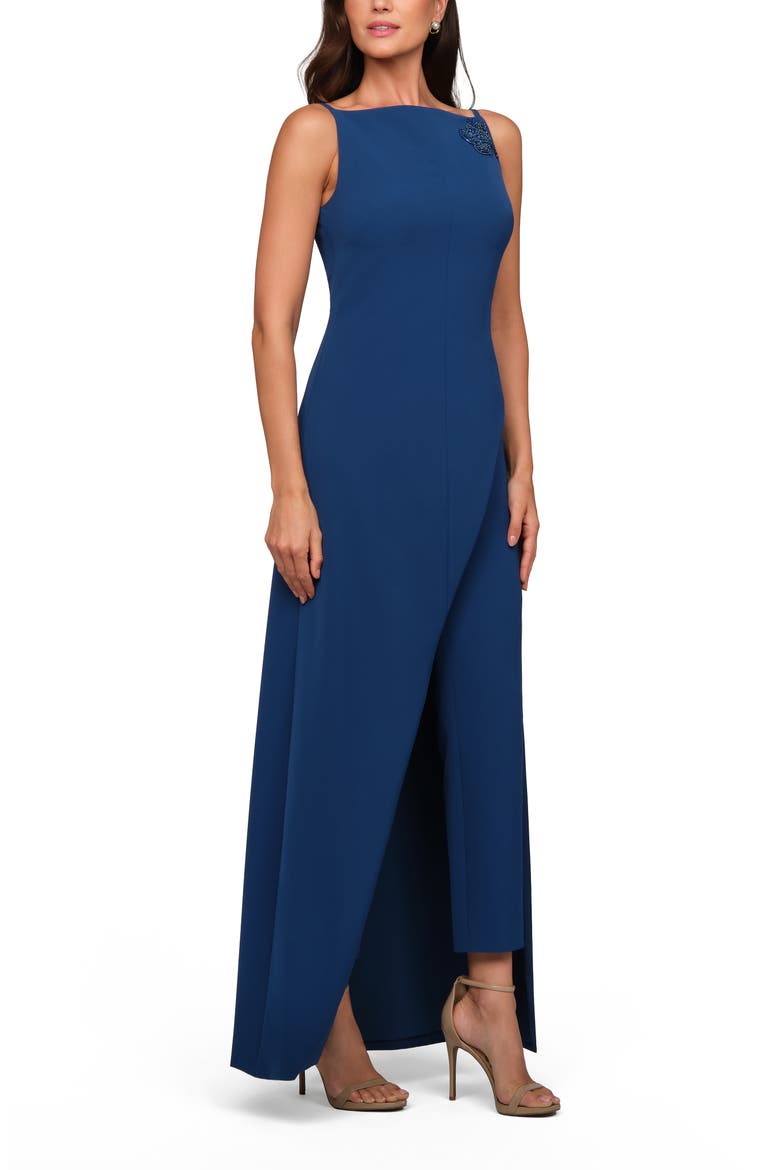 Darby Beaded Maxi Jumpsuit, Alternate, color, DARK BLUE