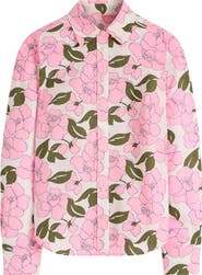 Boden Sienna Floral Print Cotton Button-Up Shirt