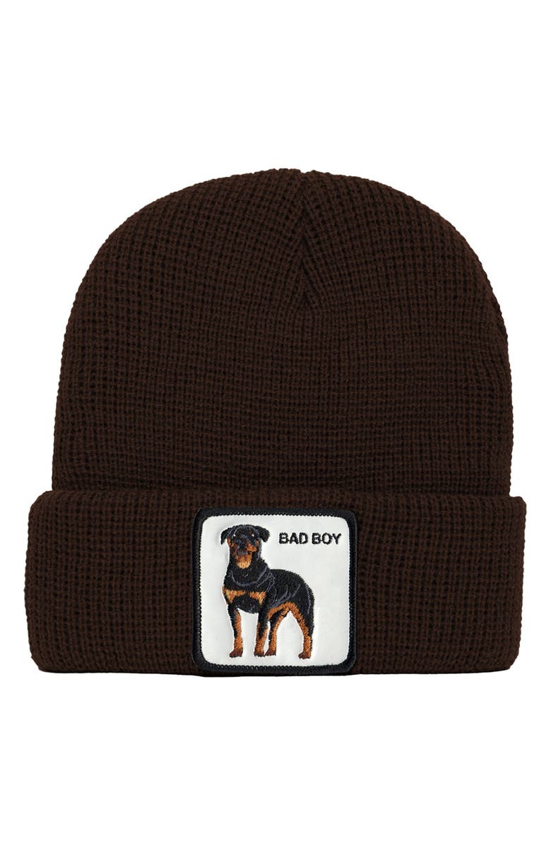 Goorin Bros. Ruff Stuff Beanie, Main, color, Dark Brown