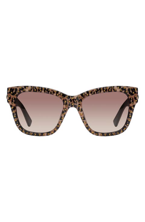 52mm Cat Eye Sunglasses