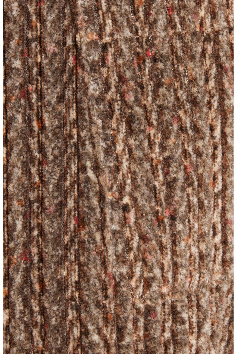 Isy Irregular Wale Corduroy Miniskirt, Alternate, color, BROWN