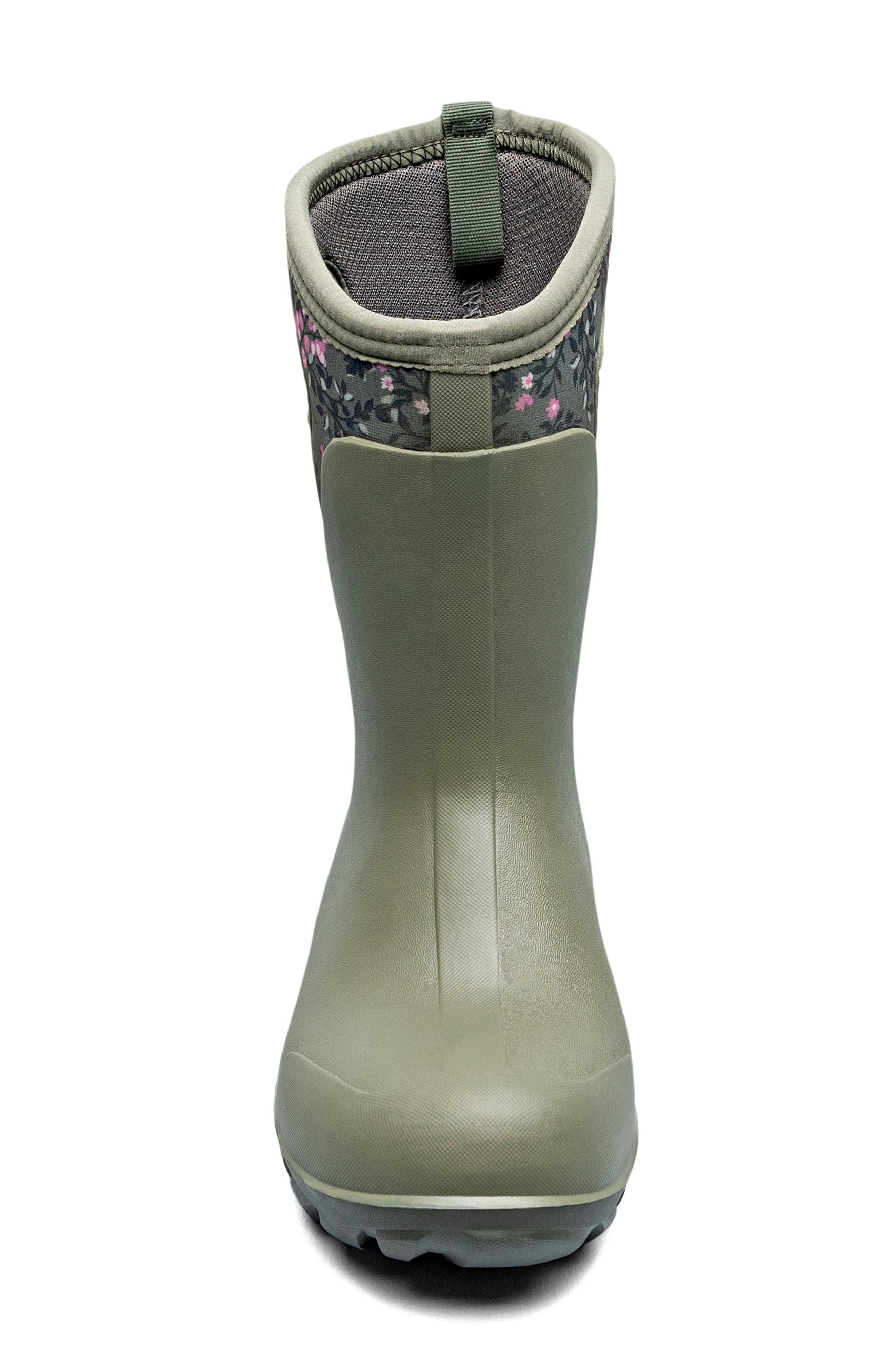 Bogs Classic Seamless Tall Rain Boot, Alternate, color, Olive Multi