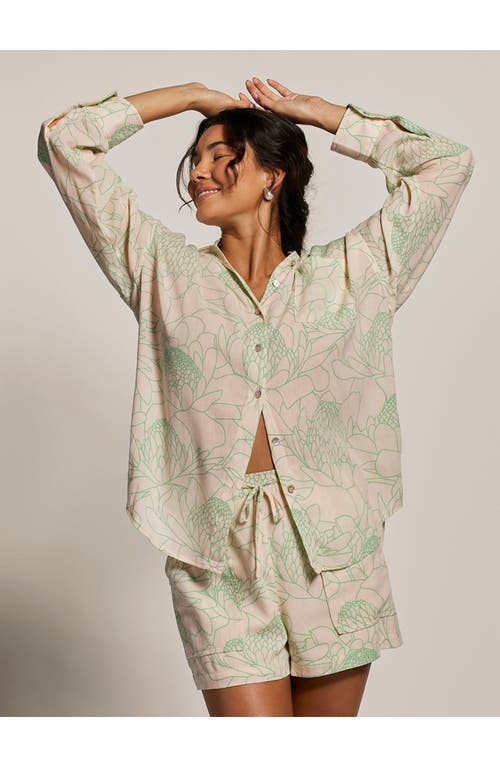 Tori Richard Torch Song Leslie Top In Green