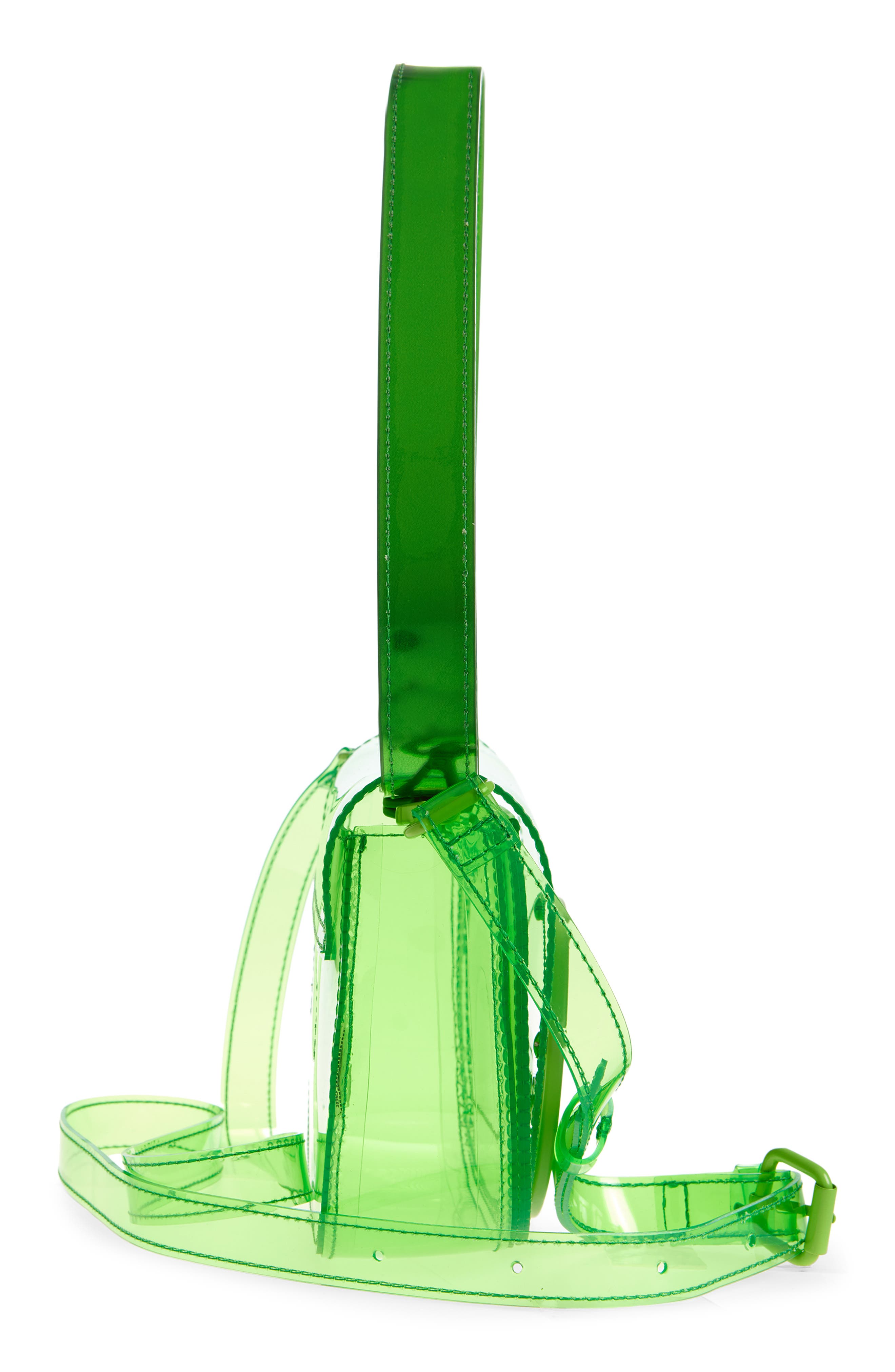 DIESEL<sup>®</sup> 1DR Logo Clear Shoulder Bag, Alternate, color, Green