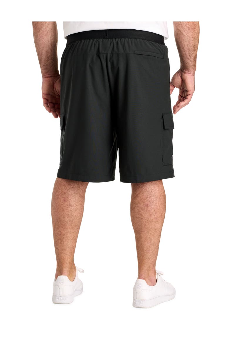 Big & Tall Cargo Commuter Shorts, Alternate, color, CAVIAR