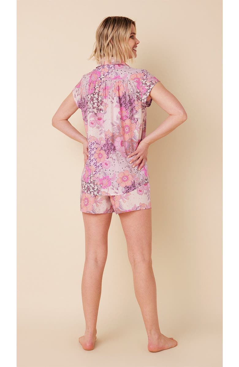 The Cat's Pajamas Luxe Pima Short Print Set, Alternate, color, Piper