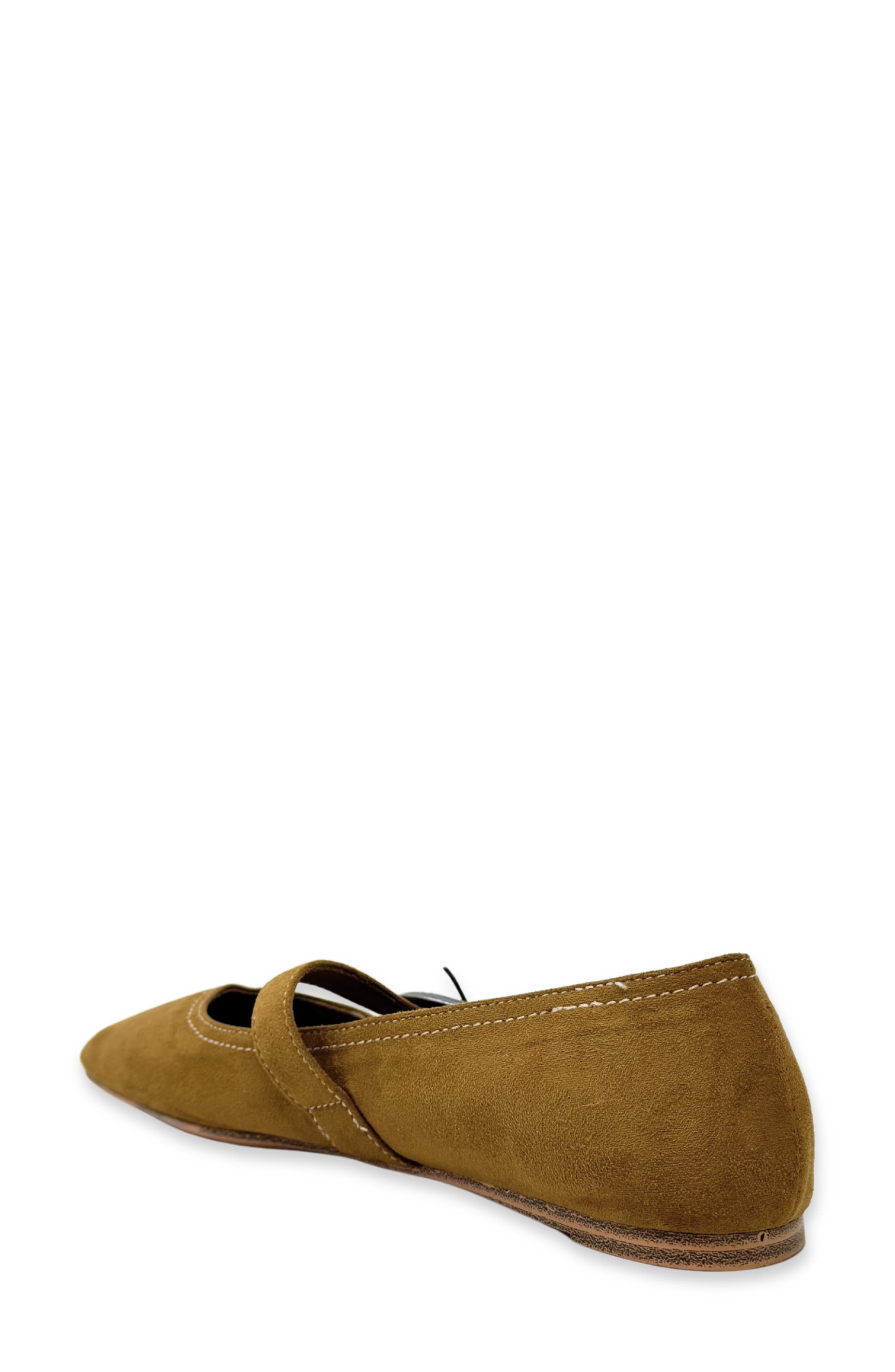 Anastasia Mary Jane Flat, Alternate, color, TAN