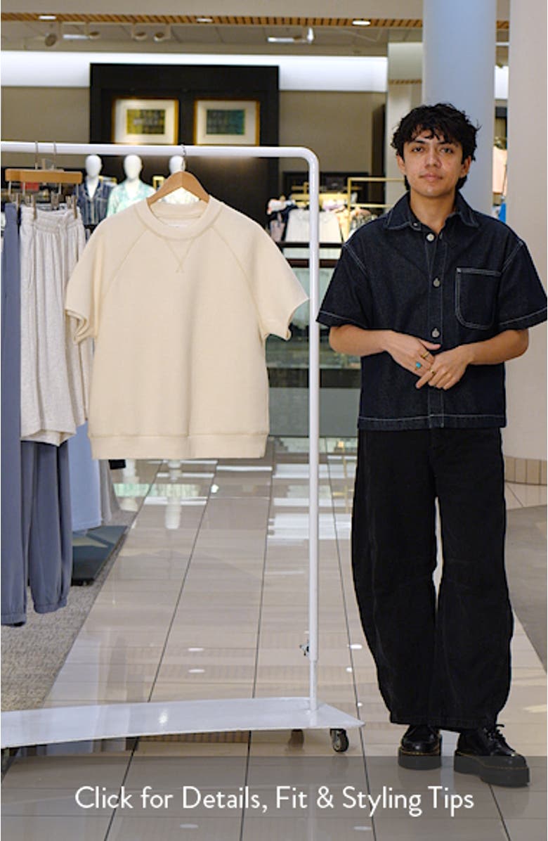 Fleece Short Sleeve Sweatshirt, sales video thumbnail