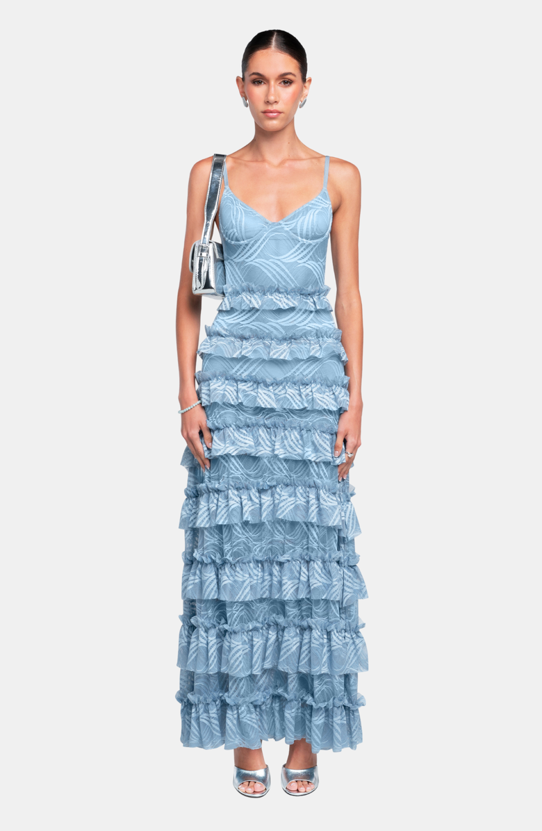 OW Collection MARINA Maxi Dress, Alternate, color, Blue