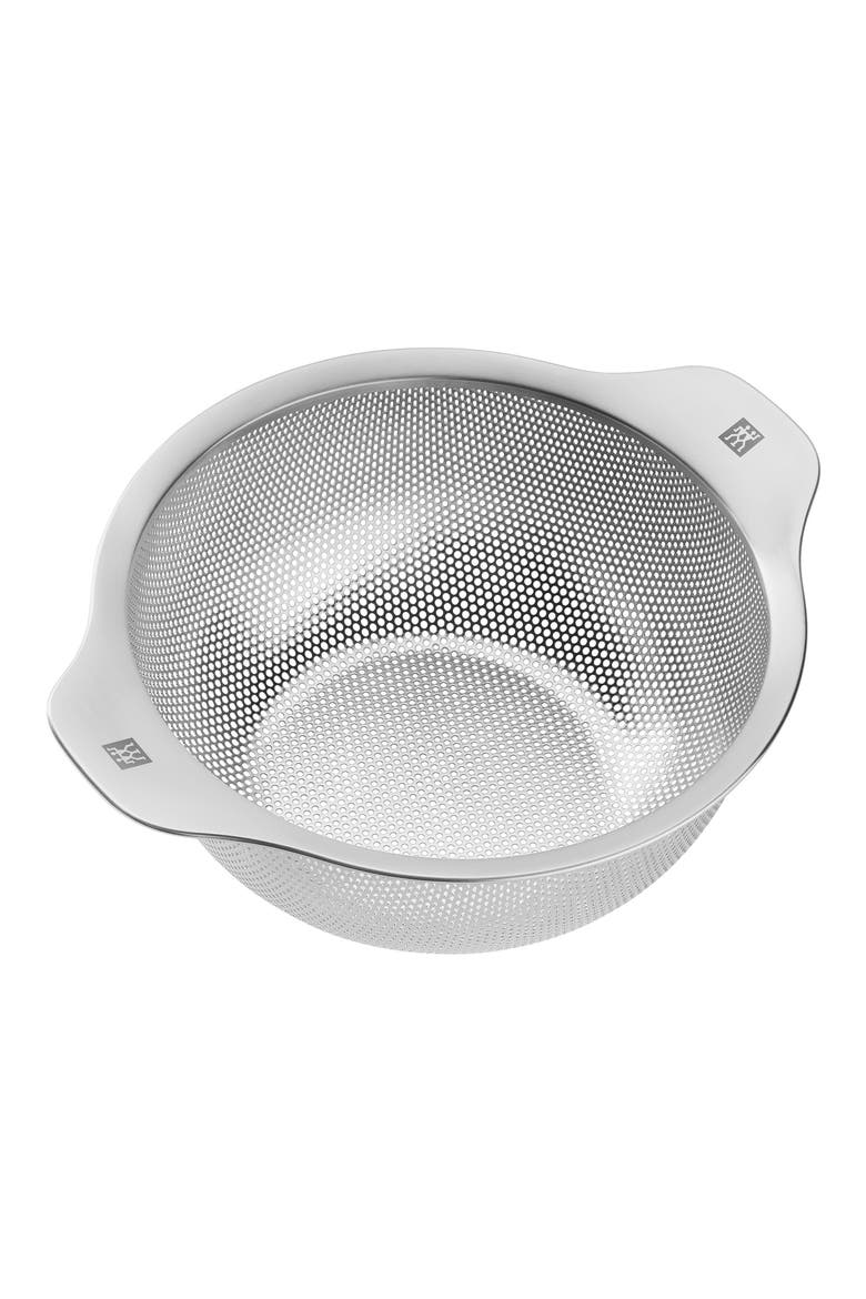 9.5-Inch Stainless Steel Strainer, Alternate, color, STAINLESS STEEL