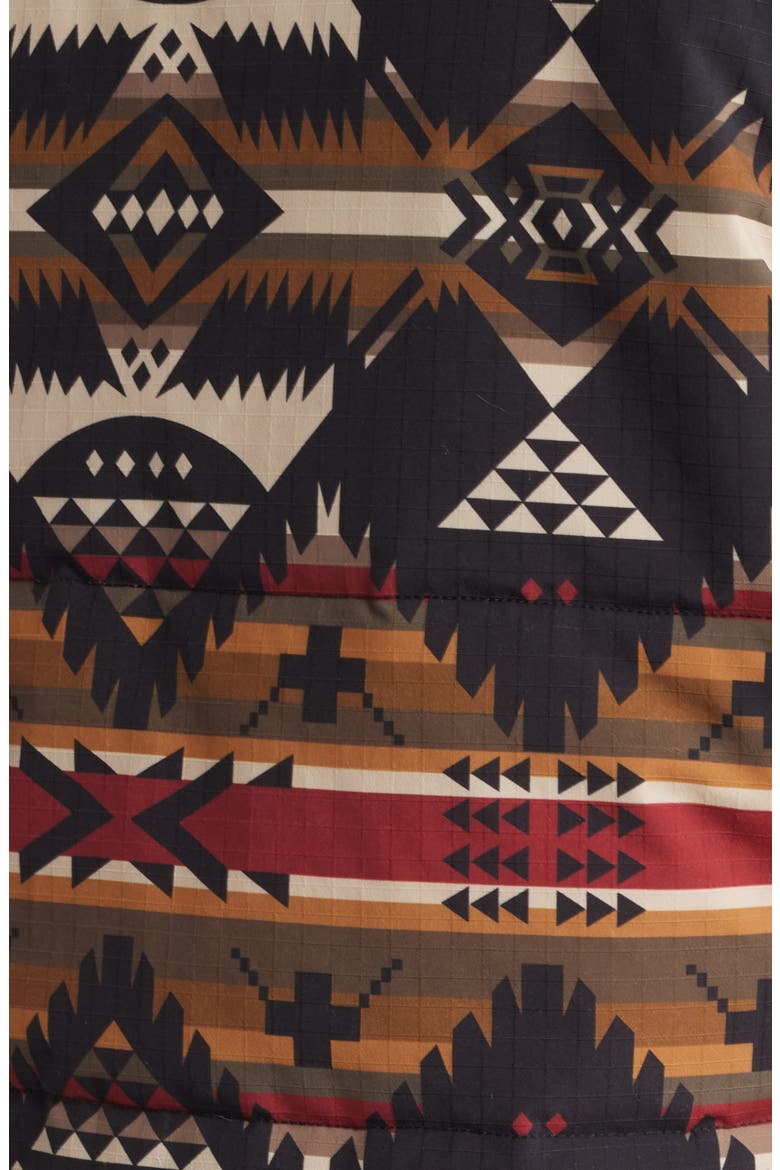 Hemlock Abstract Print Quilted Vest, Alternate, color, NEHALEM TAN