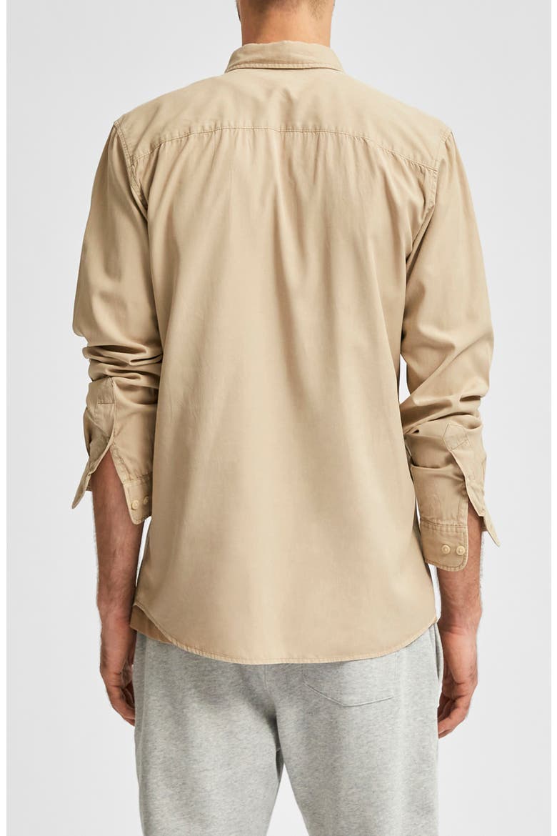 Rick Regular Fit Button-Down Shirt, Alternate, color, CROCKERY