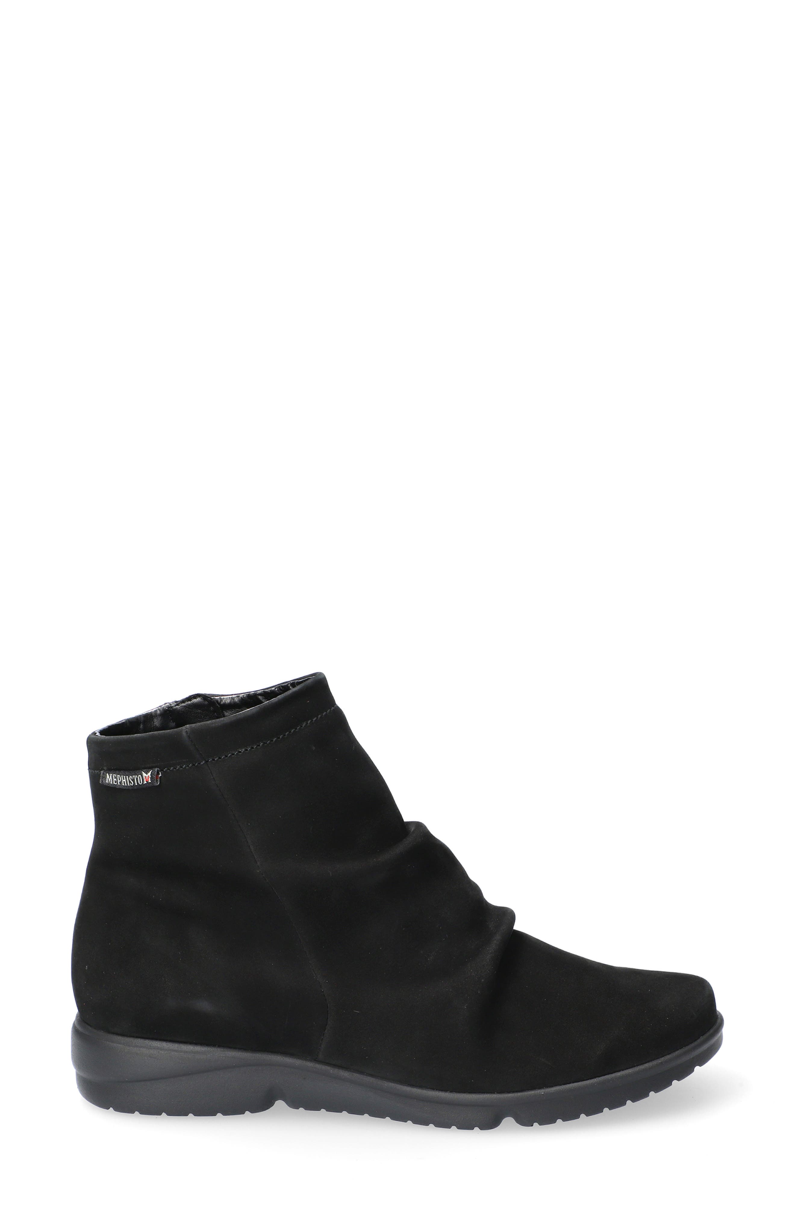 Mephisto Rezia Bootie, Alternate, color, Black Bucksoft 6900