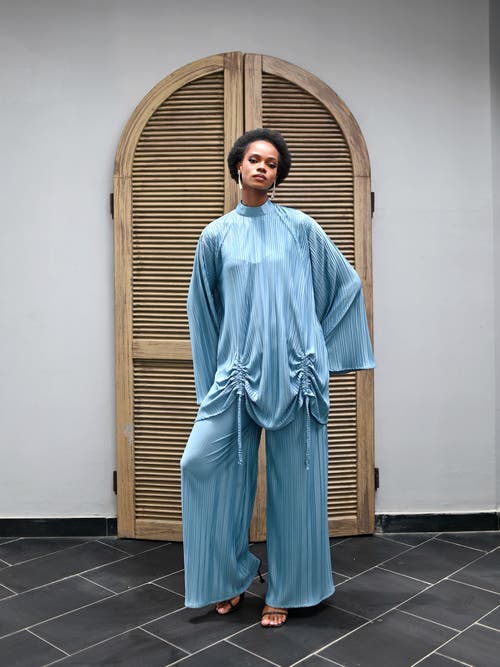 Flaunt Archive Liya Pants Set In Blue