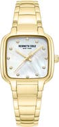 Kenneth Cole New York Classic Mother-of-Pearl & Diamond Bracelet Watch, 28mm x 31.6mm