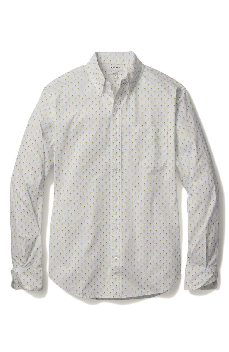 Bonobos Everyday Slim Fit Floral Stretch Cotton Button-Down Shirt, Alternate, color, Casey Floral V2 C8
