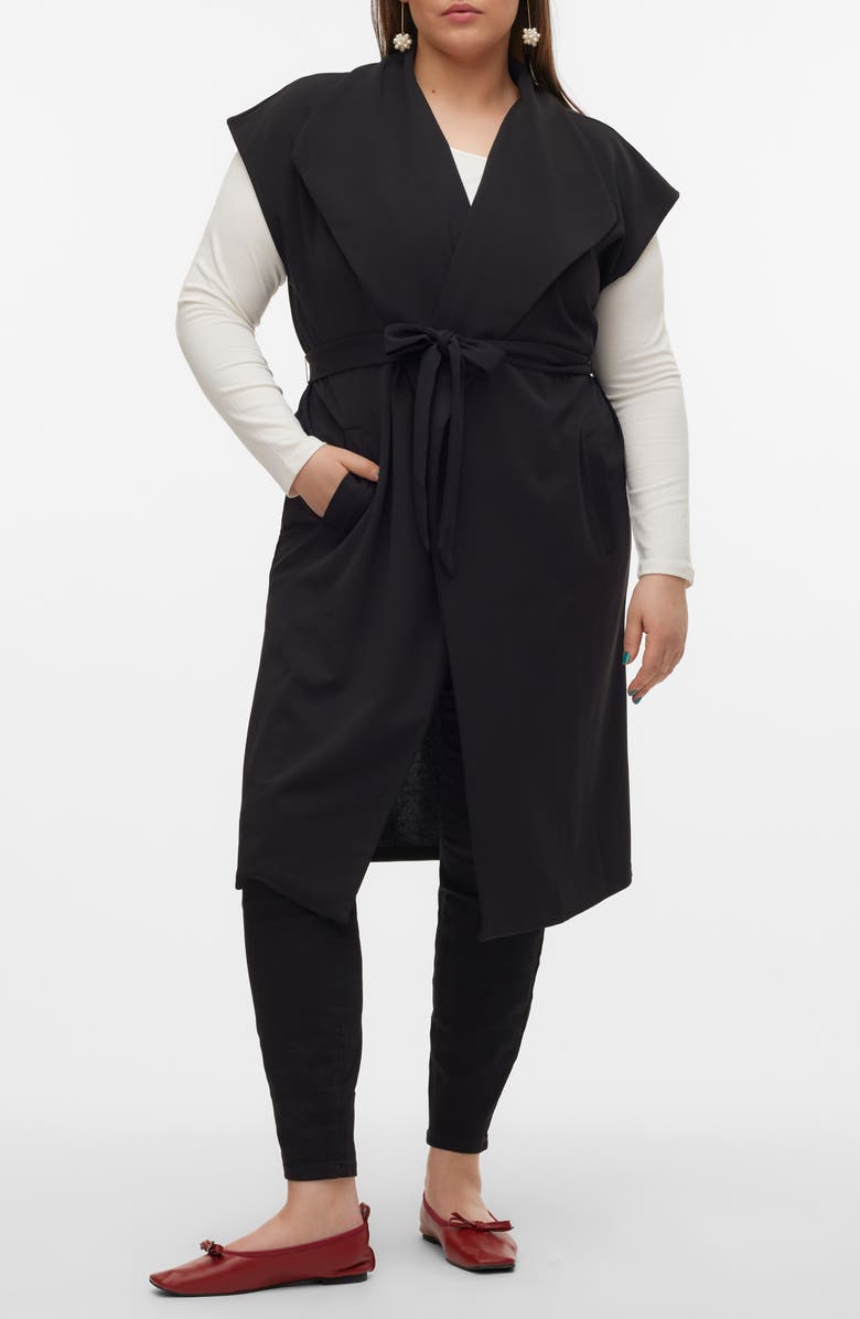 VERO MODA CURVE Allison Long Vest, Main, color, 