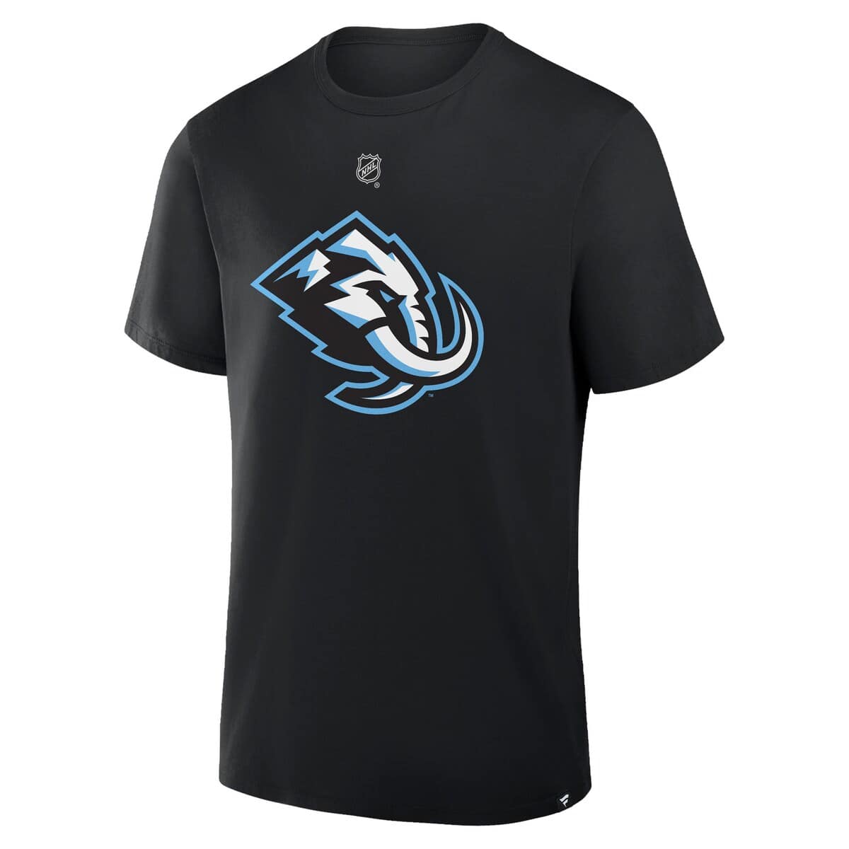 Men's Fanatics Logan Cooley Black Utah Mammoth Authentic Stack Name & Number T-Shirt - image 2