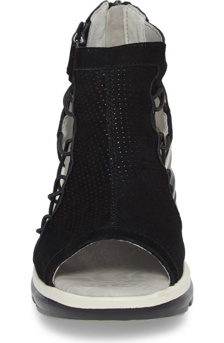 Jambu Naomi Perforated Wedge Sandal, Alternate, color,