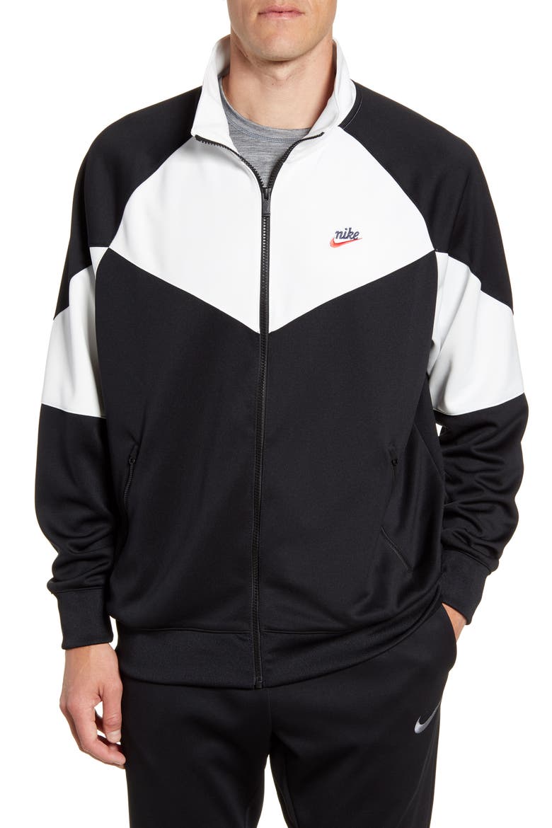 Sportswear Windrunner Colorblock Jacket, Main, color, BLACK/ SUMMIT WHITE/ BLACK