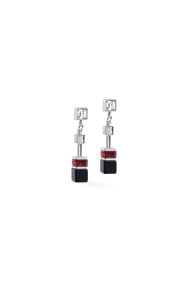 GeoCUBE® Iconic Wave Stud Earrings, Main, color, Urban Silver