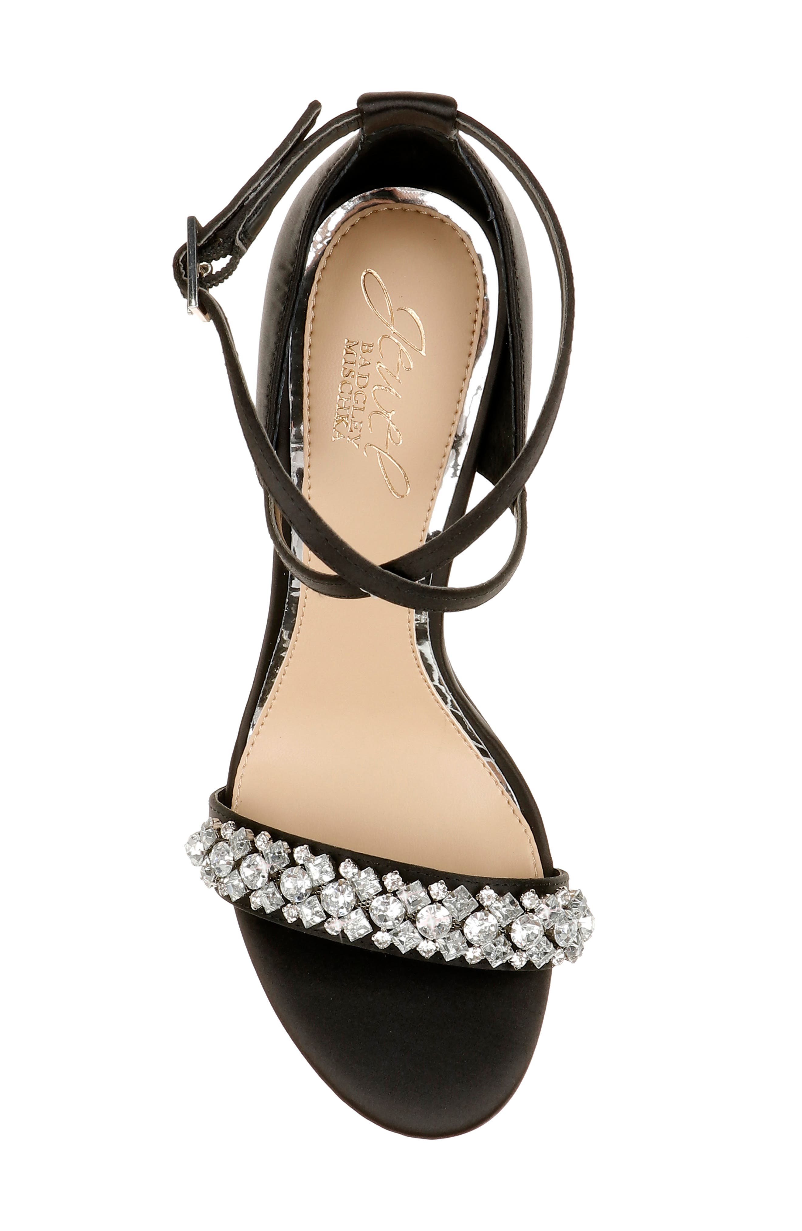 Jewel Badgley Mischka Penny Ankle Strap Sandal, Alternate, color, 