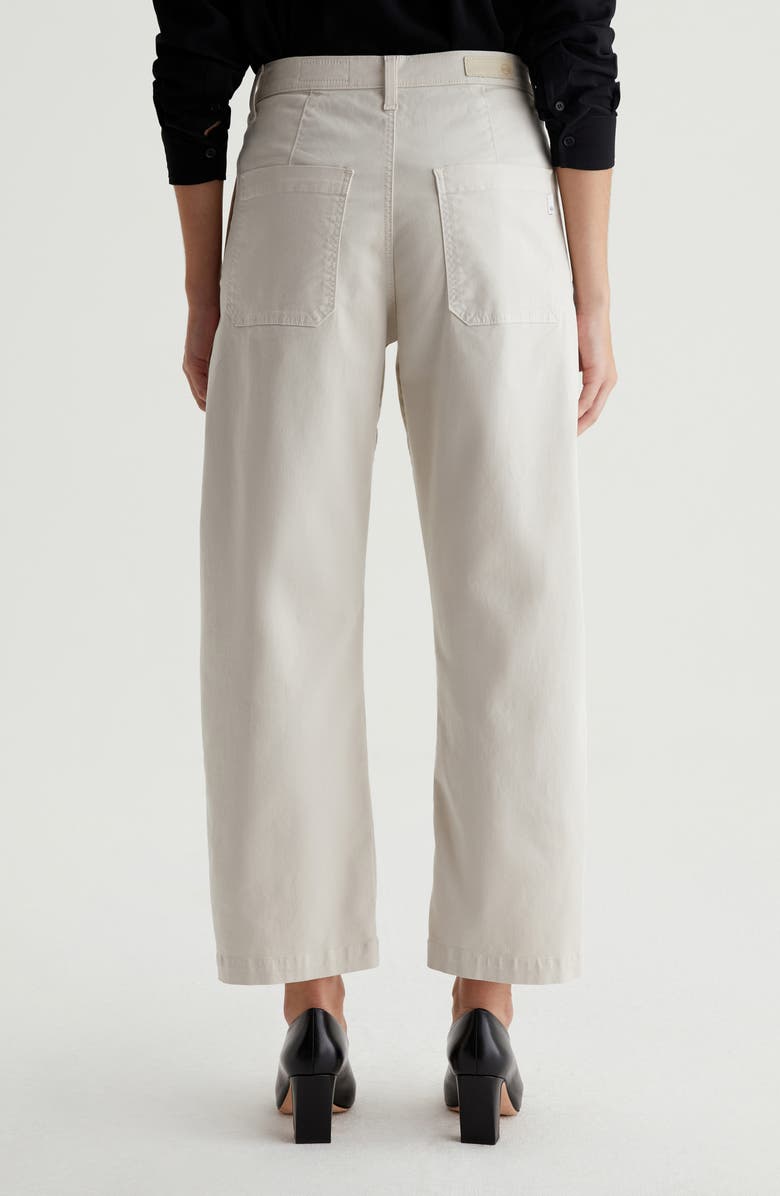 AG Fiona Ankle Barrel Leg Chinos, Alternate, color, Pumice