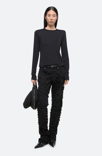 Slim Long Sleeve Cotton T-Shirt