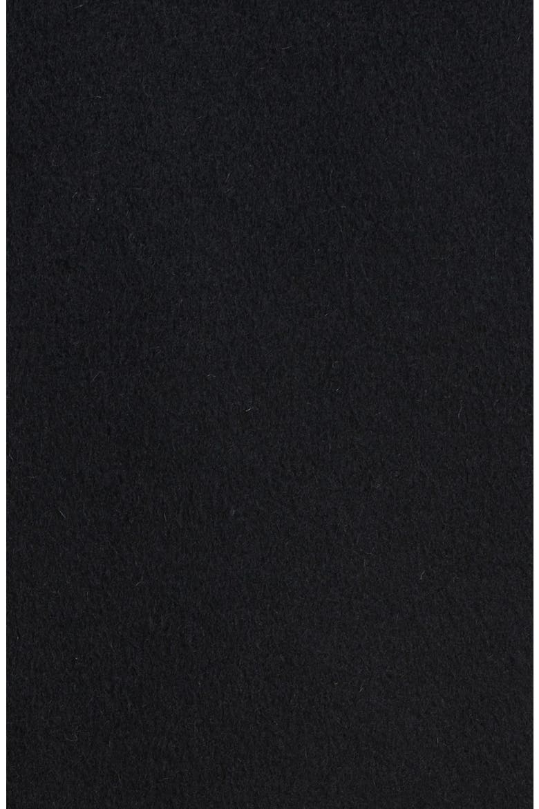 'Basingstoke' Wool & Cashmere Coat, Alternate, color, BLACK