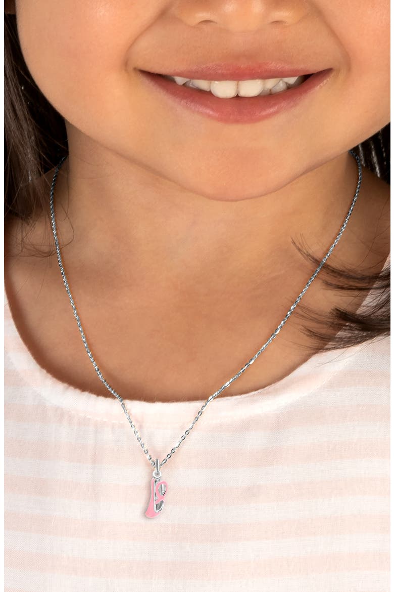 Sterling Silver Little Ballerina Necklace, Alternate, color, Sterling Silver