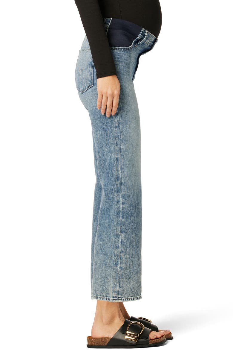 Hudson Jeans Rosie High Waist Wide Leg Maternity Jeans, Alternate, color, 