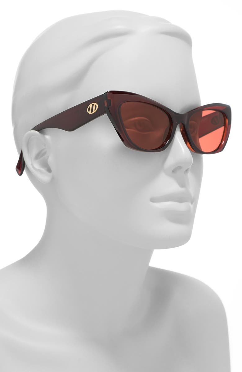 Le Specs Eye Trash 53mm Cat Eye Sunglasses, Alternate, color, 