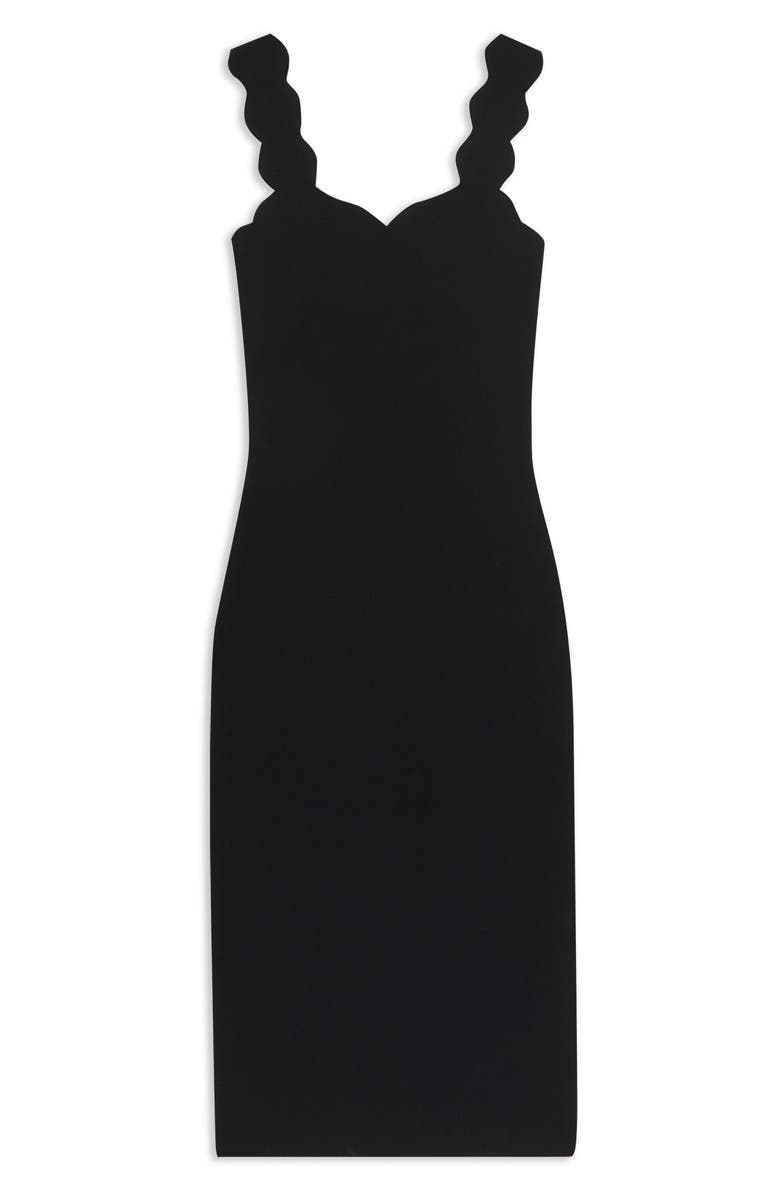 Ted Baker London Sharmay Scallop Body-Con Midi Dress, Alternate, color, 