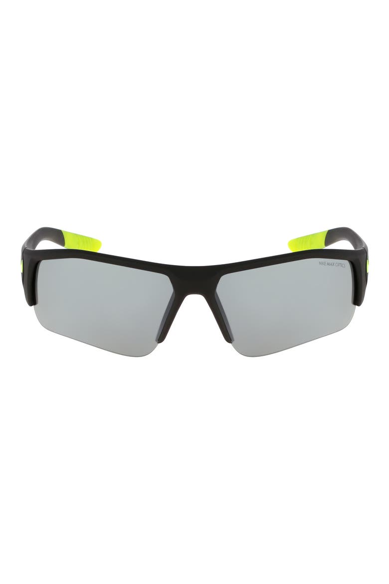 Junior 68mm Skylon Ace XV Jr. Gradient Sport Sunglasses, Main, color, MATTE BLACK/ VOLT