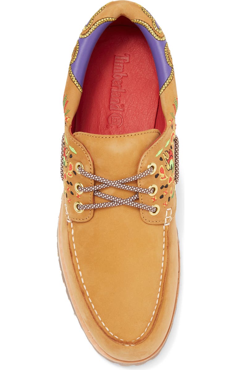 Timberland x CLOT Embroidered Lug Sole Boat Shoe, Alternate, color,