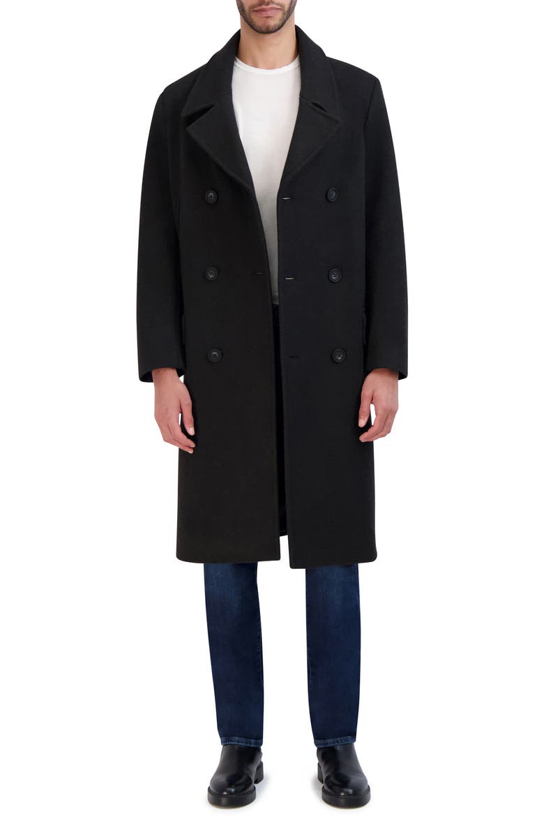 Cole Haan Stretch Longline Peacoat, Alternate, color,