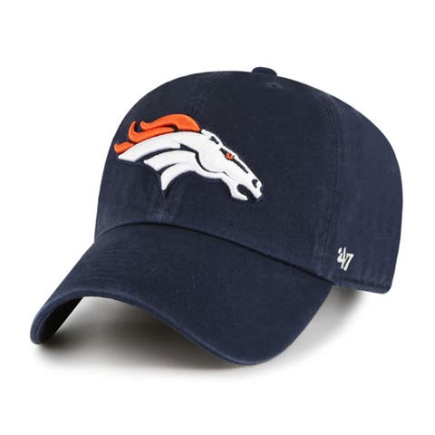 Men's '47  Navy Denver Broncos Clean Up Adjustable Hat