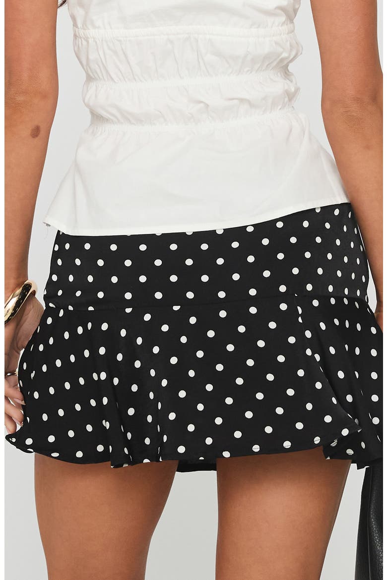 Vanish Dot Miniskort, Alternate, color, BLACK POLKA