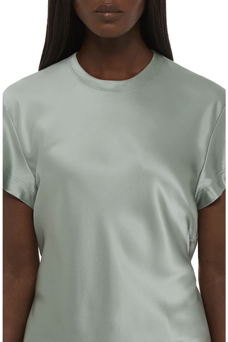 Silk Satin Top, Alternate, color, GREEN TEA