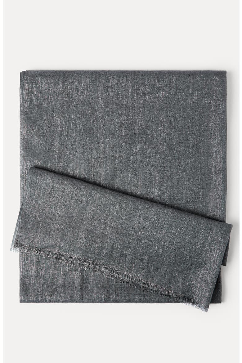 Sparkling scarf, Alternate, color, Anthracite