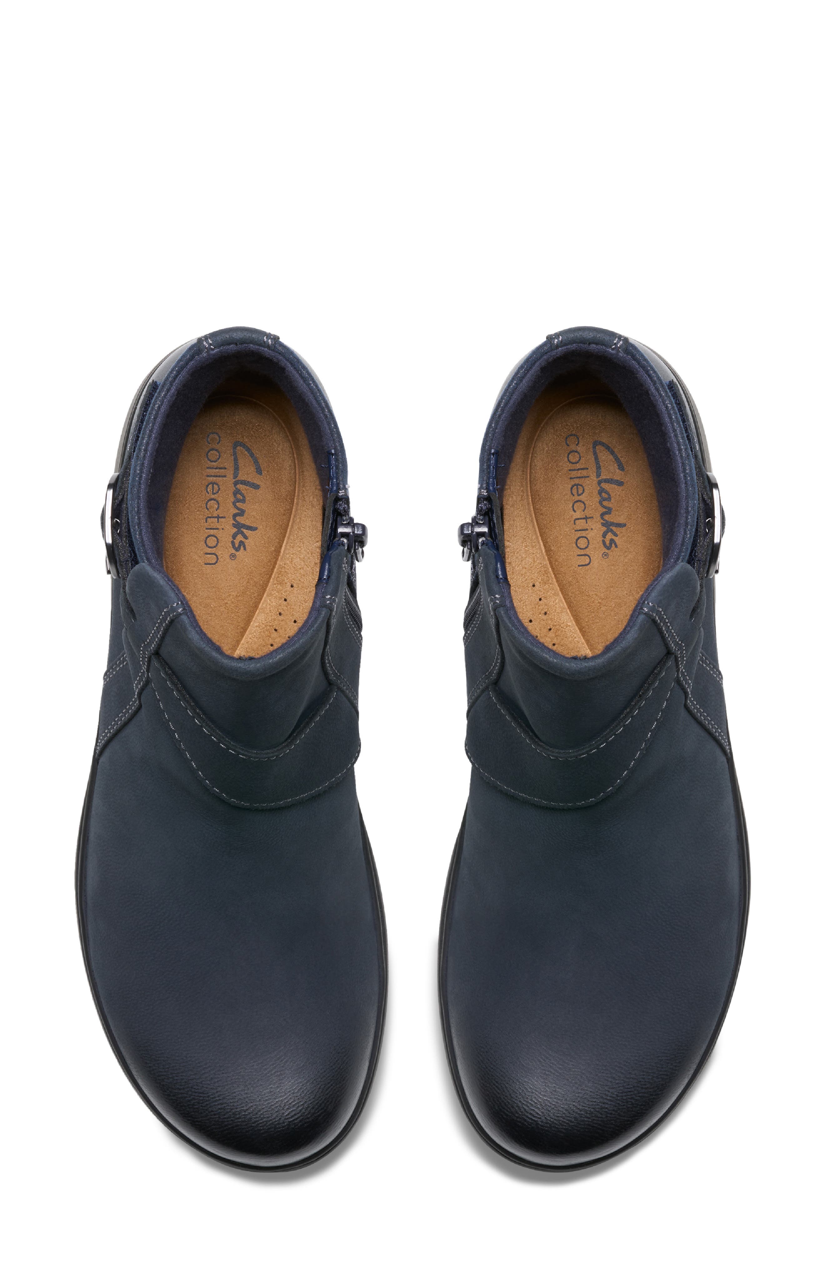 Carleigh Angie Short Boot - Wide Width Available, Alternate, color, NAVY COMBO